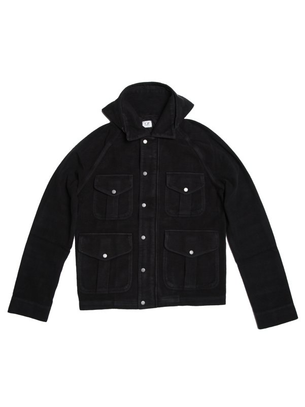 Pile Jacket in Black