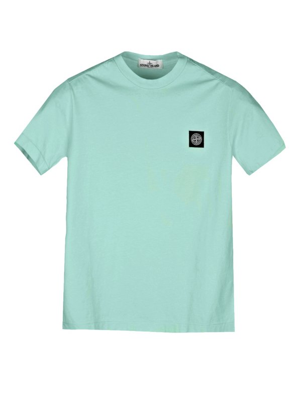 Garment-Dyed Cotton Jersey T-shirt in Mint
