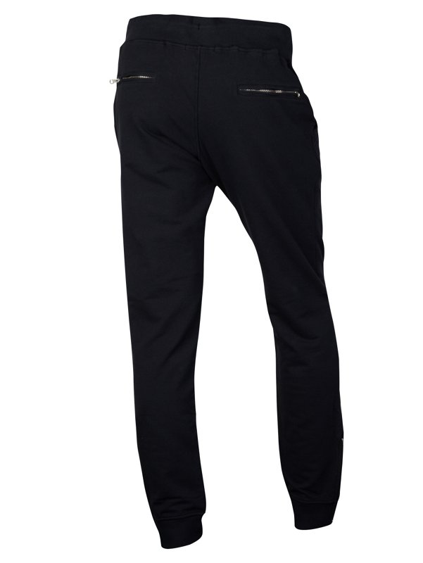Shadow Project Stretch Cotton Sweatpants in Navy Blue