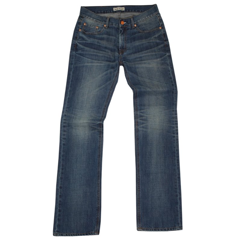 ACNE Mic Worn Blue Jeans