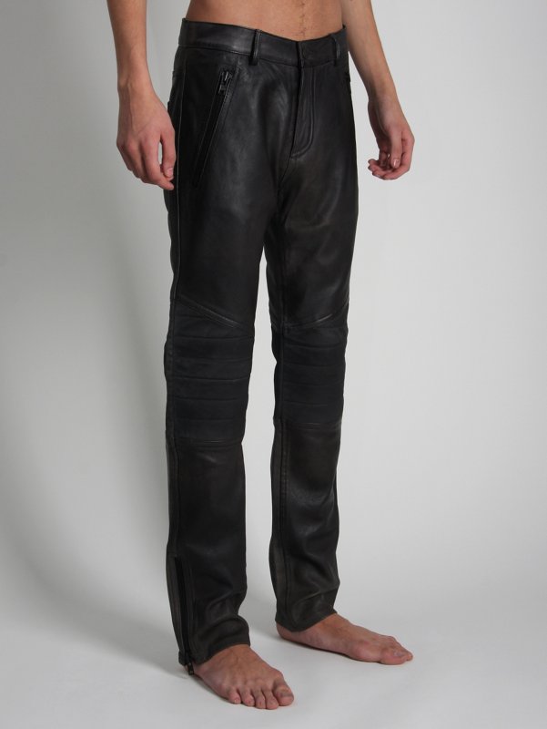 Acne Kick Leather Trousers