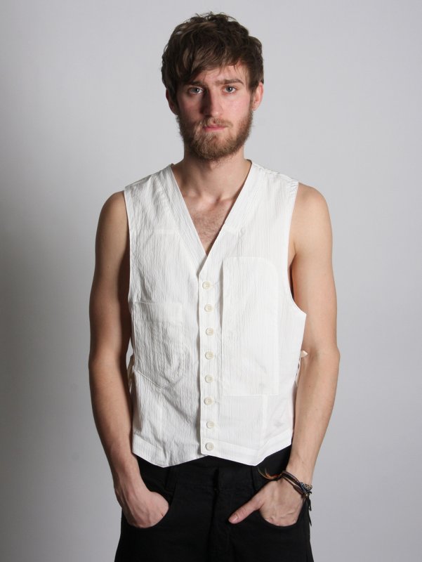 Acne Ghandi Seersucker Waistcoat