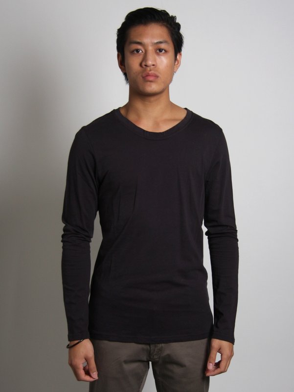 ACNE Less Long Sleeved Cotton T-Shirt