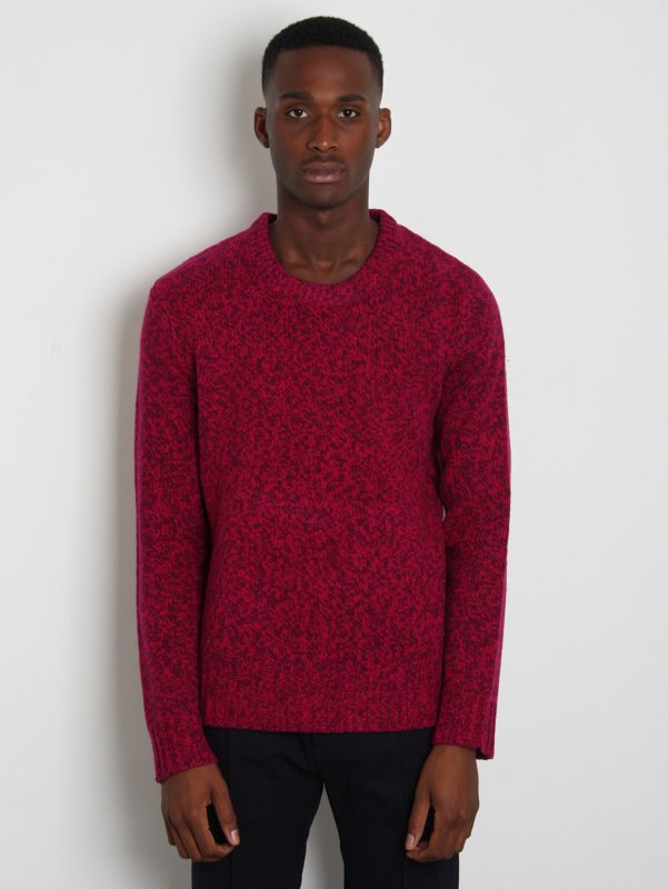 Acne Twist-Knitted Crew Neck Sweater