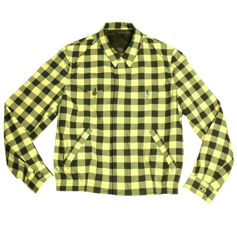Alexander McQueen Check Cotton Bomber