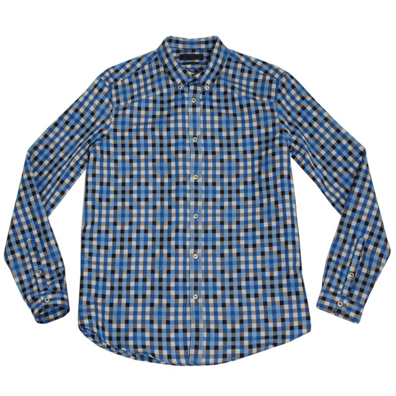 Alexander McQueen Button Down Check Shirt