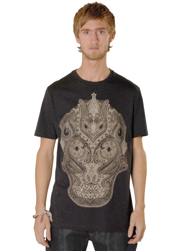 Alexander McQueen Mens Skull Print T-Shirt