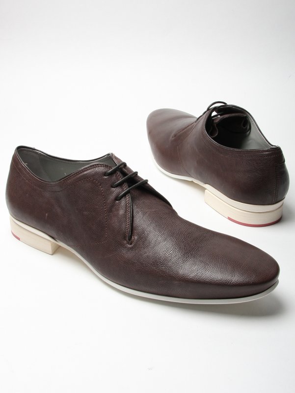 Alexander McQueen Lace Up Contrast Sole Shoe