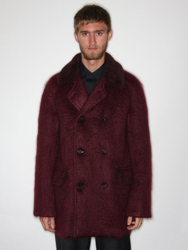 Alexander McQueen Peacoat w Shearling
