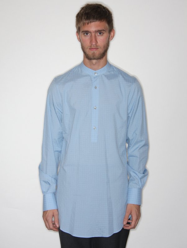 Alexander McQueen Gingham Blend Shirt