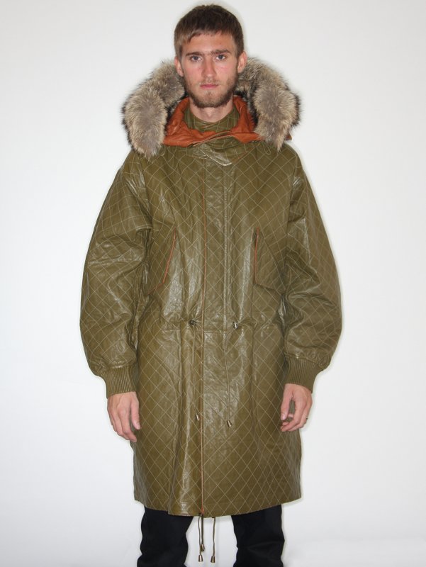Alexander McQueen Leather Parka