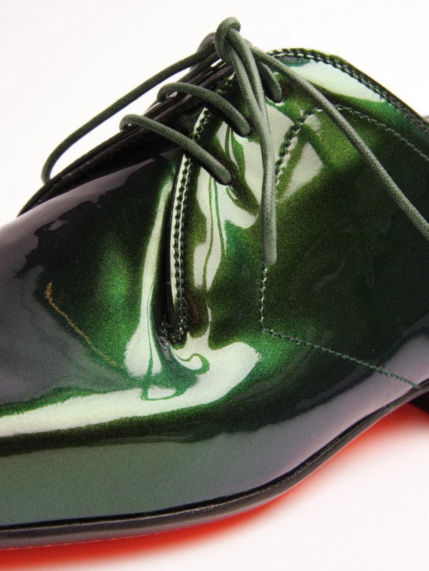 Alexander McQueen Grease Calf Leather Sole Shoes