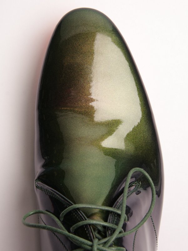 Alexander McQueen Grease Calf Leather Sole Shoes