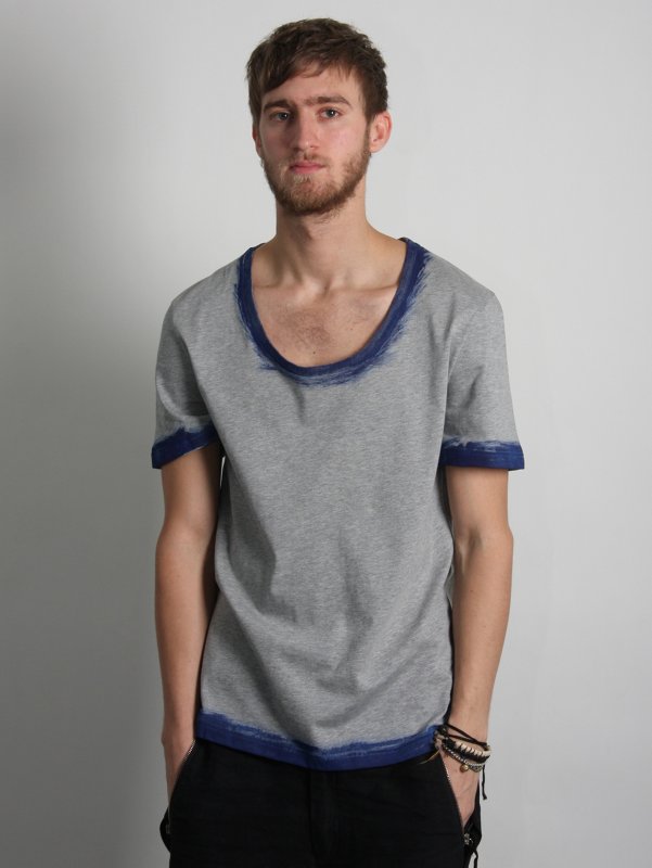 Alexander McQueen Painted Crew Neck T-Shirt