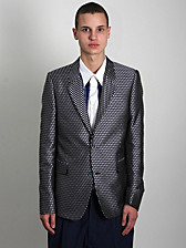 Discount on Alexander McQueen Diamond Jaquard Single Breasted Jacket get £713 off at Oki-ni