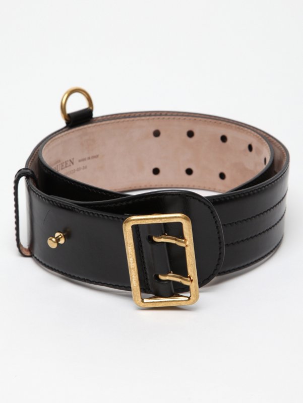 Alexander McQueen Men’s Leather Belt