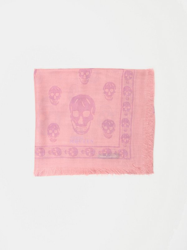 Alexander McQueen Men's Large Skull Print Scarf