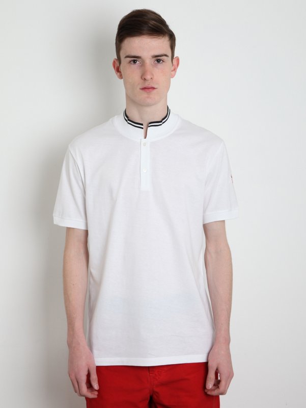Alexander McQueen Stand Up Collar Polo Shirt