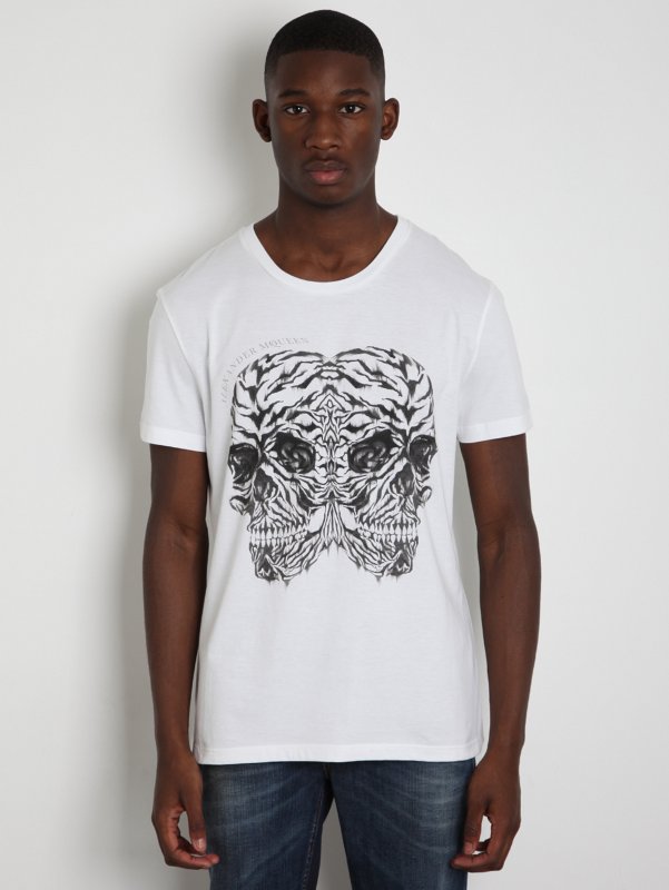 Mens Tiger Print T-Shirt