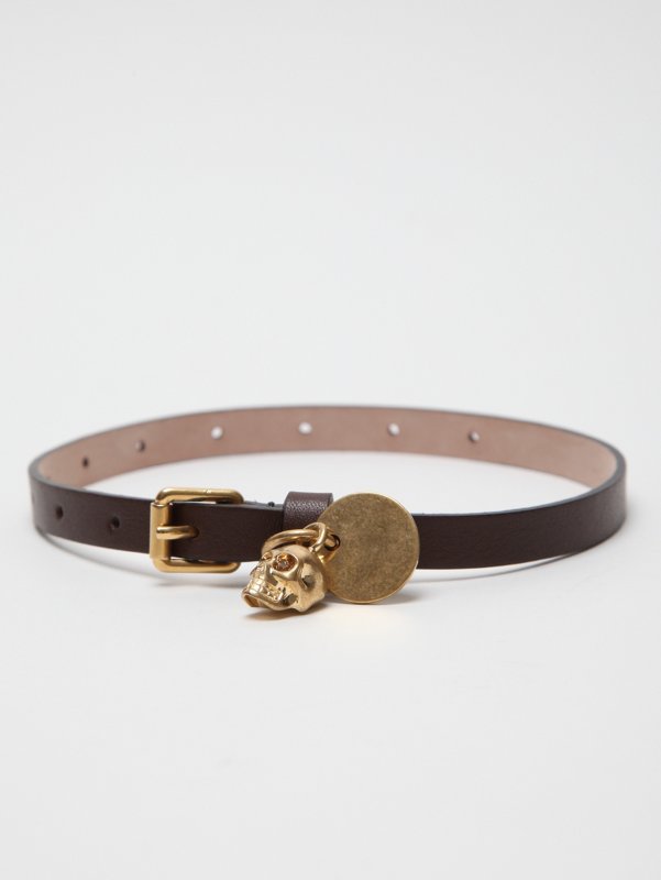 Alexander McQueen Skull Charm Double Bracelet