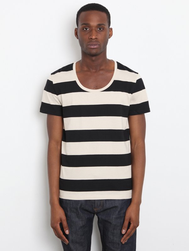 Alexander McQueen Men's Wide Stripe Jersey