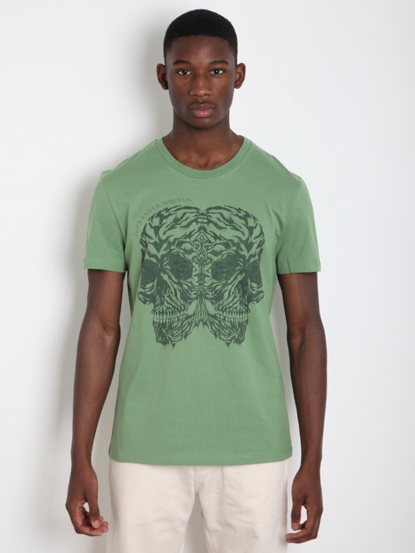 Alexander McQueen Men's Tiger Print T-Shirt