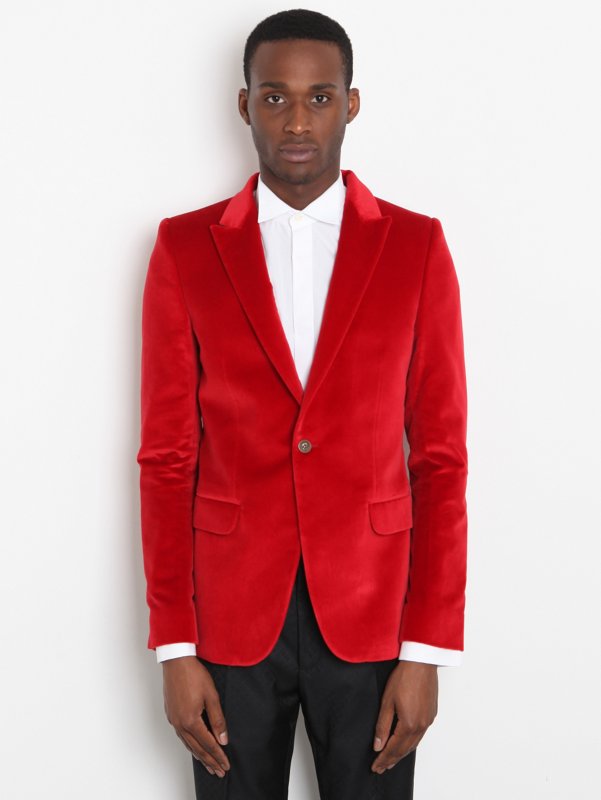 Alexander McQueen Men's Velvet Jacket