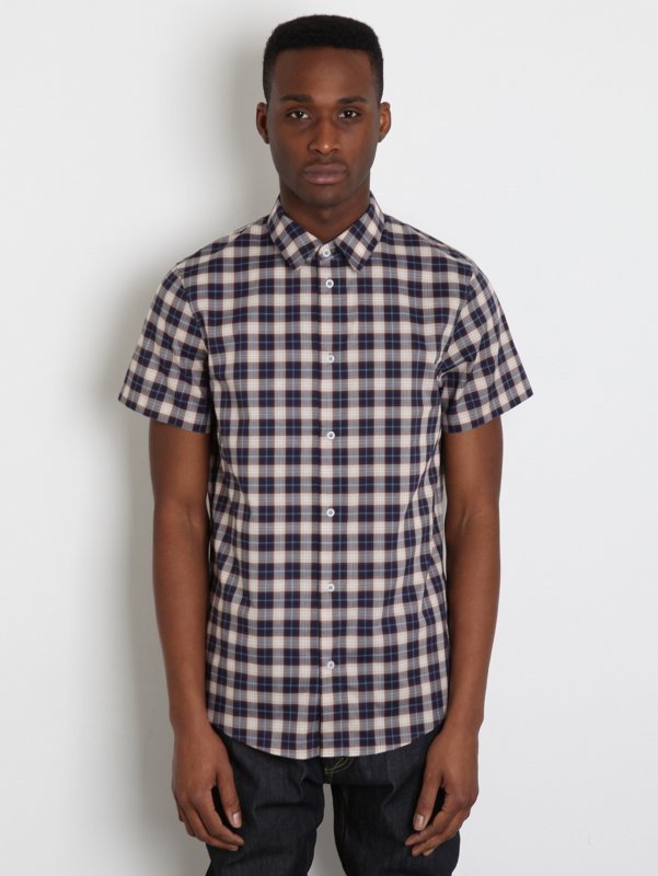 A.P.C. Short Sleeve Check Shirt