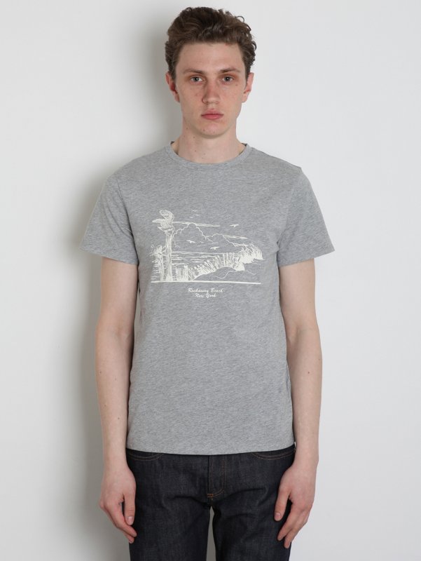 A.P.C. Men's Beach Print T-Shirt