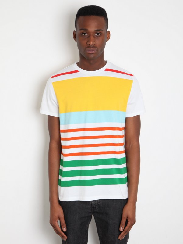 A.P.C. Men's Striped T-Shirt