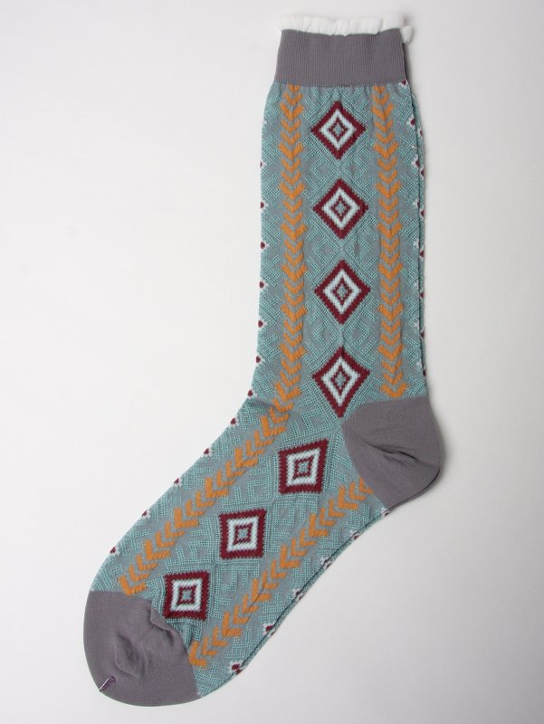 Ayame Rattle Ankle Socks