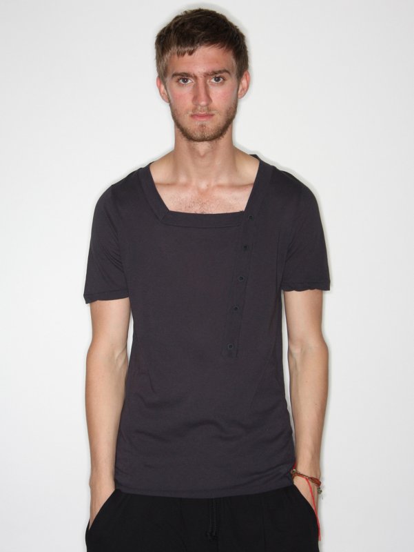 BASSIKE Button Front T-shirt
