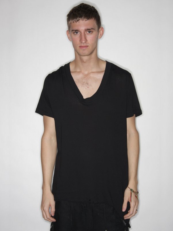 Oversized V neck T-shirt