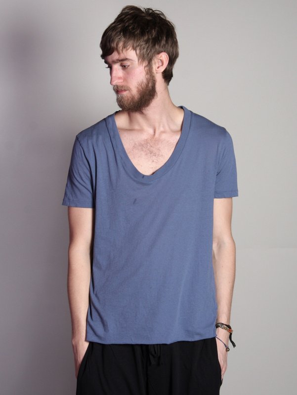 Bassike Oversized V-Neck T-Shirt