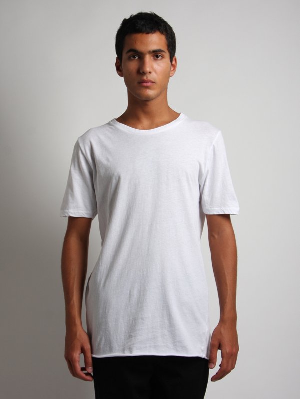 Mens Ribbed Crew T-Shirt