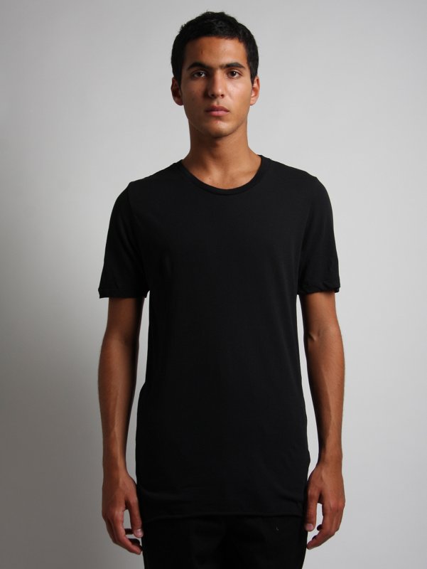 Bassike Ribbed Crew T-Shirt