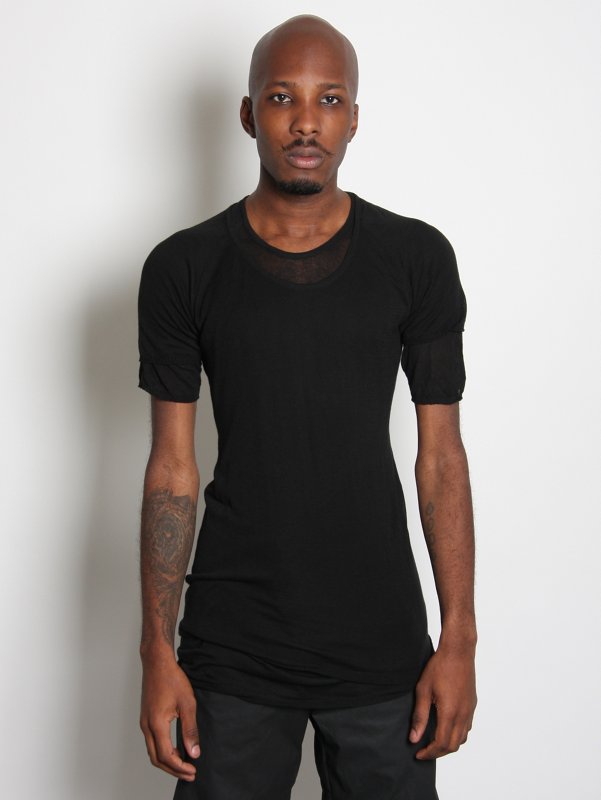 BORIS BIDJAN SABERI Double Layered T-Shirt