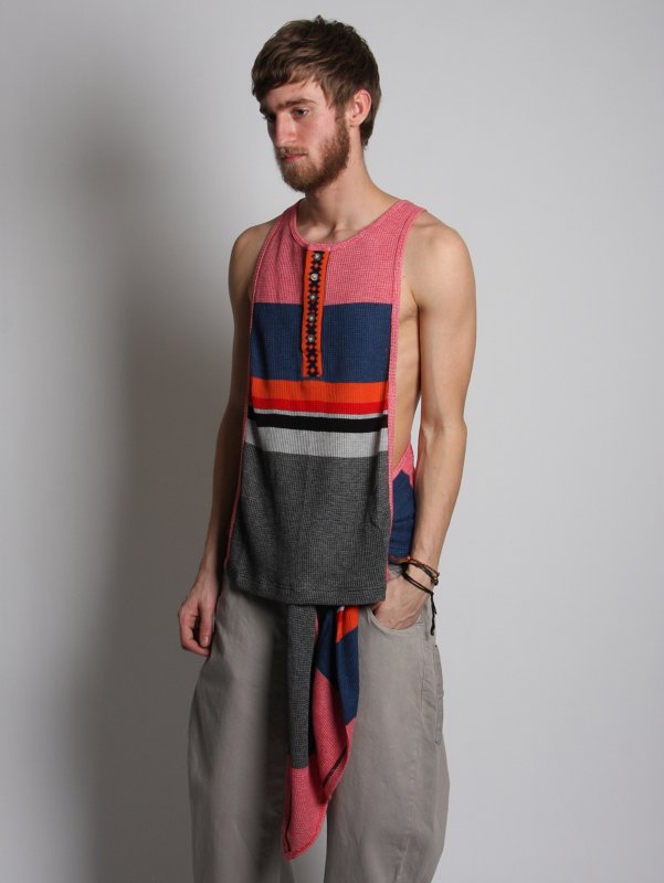 Bernhard Willhelm Waffle Knit Vest 