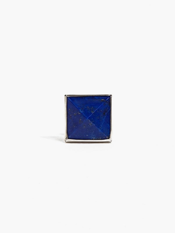 Bunney Lapis Pyramid Stud