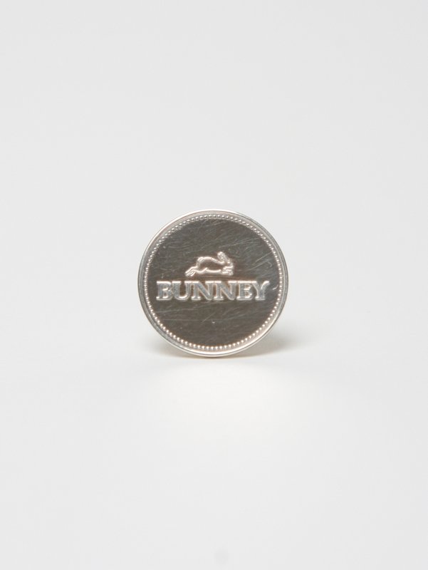 Bunney Silver Coin Tie Tack