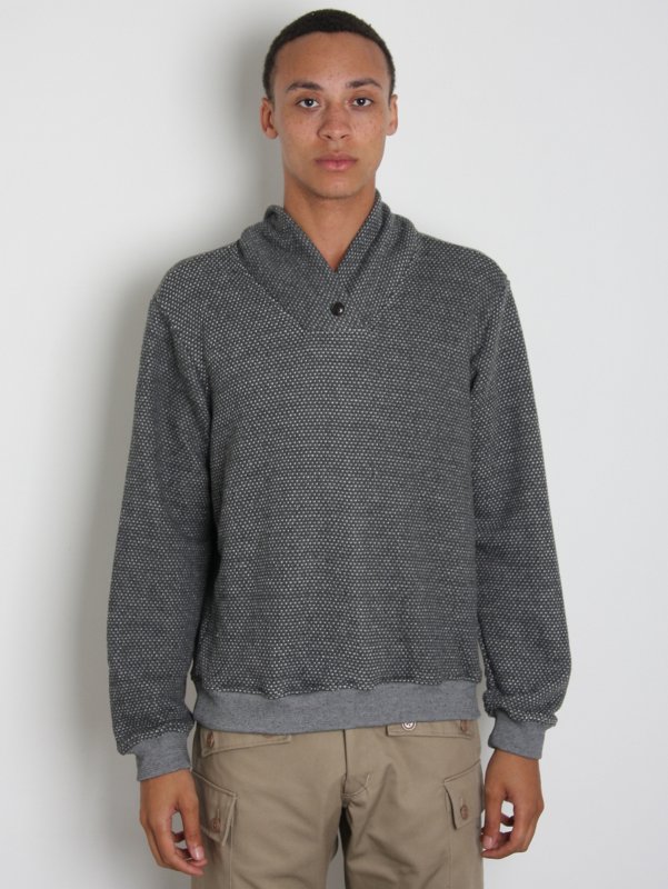 Burkman Bros Mens Shawl Collar Fleece