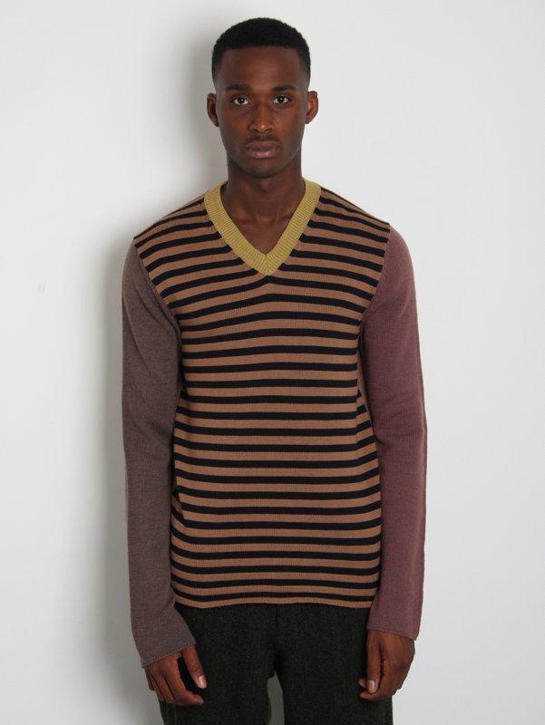 COMME des GARCONS SHIRT Overdyed V-Neck