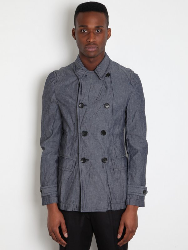 COMME des GARCONS SHIRT Men's Cotton Double Breasted Jacket