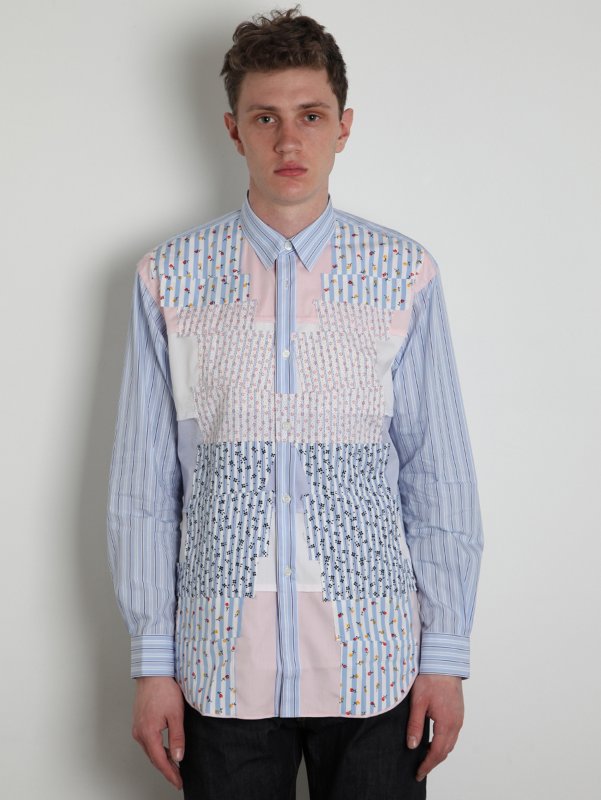 COMME des GARCONS SHIRT Men's Patchwork Shirt