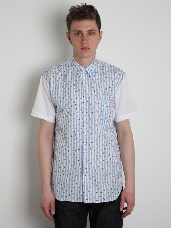 COMME des GARCONS SHIRT Men's Flower Print Shirt