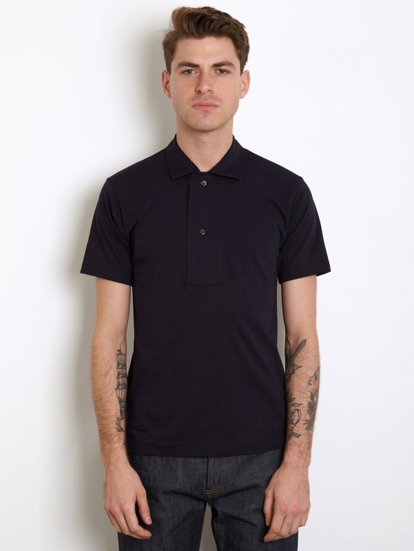 COMME des GARCONS SHIRT Men's Plain Polo Shirt