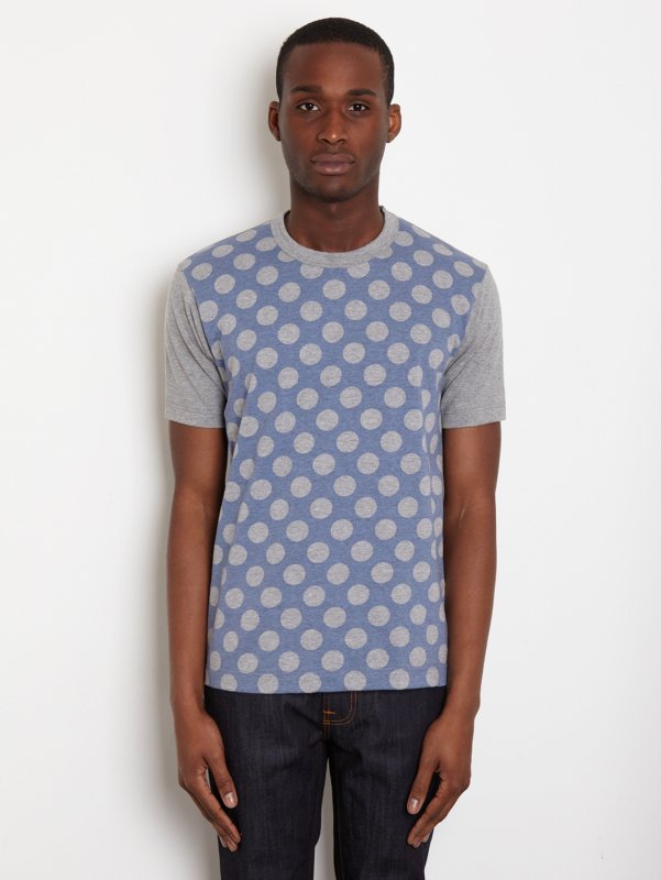 COMME des GARCONS SHIRT Men's Front Spot Print T-Shirt