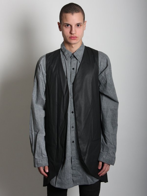 Chronicles Of Never Body Of Axis Coated Drill Waistcoat