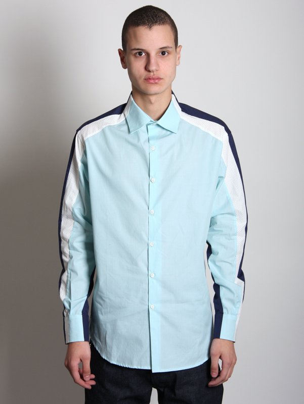 Christopher Shannon Stripe Panel Shirt