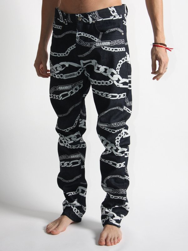 Christopher Shannon Chain Print Jean